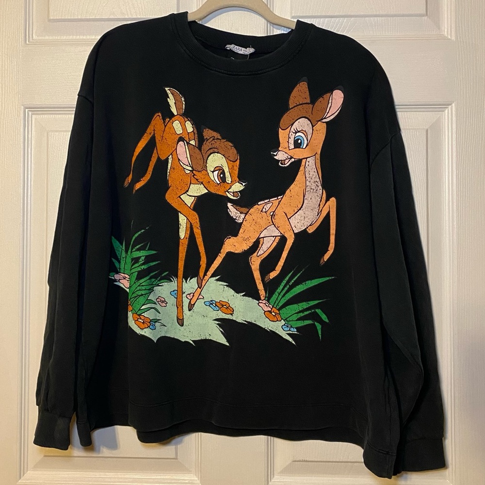 Disney Bambi Black and Brown Hoodie - Picture 2 of 7